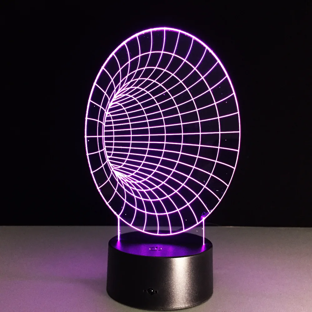

Trumpet 3D Night Light 7 Color Change Novelty Visual Touch Remote Table Lamp for Home Decora