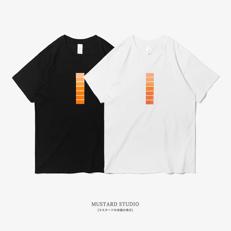 INFLATION Brand Clothing Mens Tracksuit Cotton T shirt Hip Hop Short Sleeve T-shirt Men O-neck Streetwear Tee 8119S | Мужская одежда