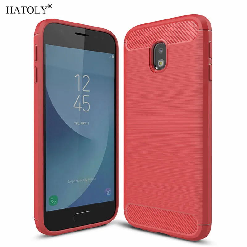 HATOLY чехол для Samsung Galaxy J5 2017 мягкий ТПУ Матовый прочный силиконовый телефона J530F/DS