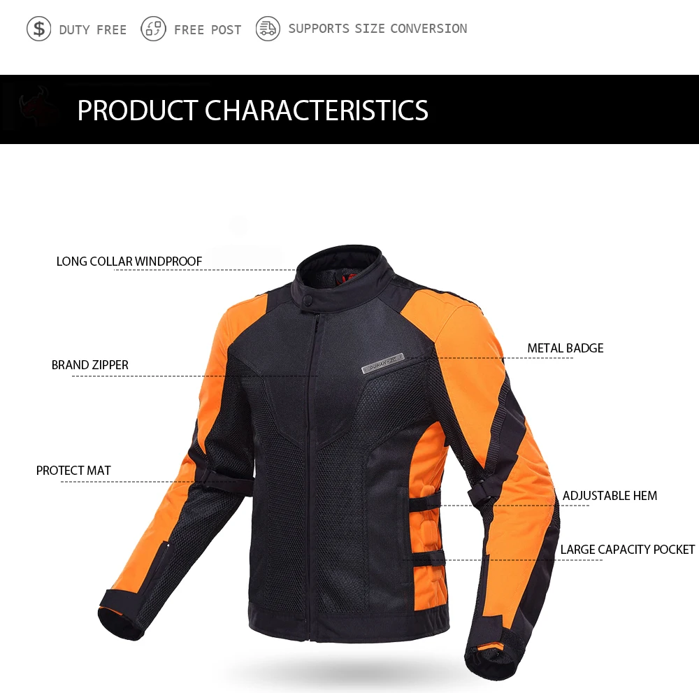 DUHAN мотоциклетная куртка мужская летняя Chaqueta мотоциклетная куртка одежда для верховой езды дышащая сетчатая ткань туристическая гоночная куртка мотоциклетная