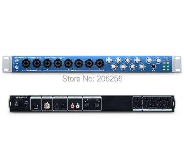 Новый PreSonus audiobox 1818VSL профессиональный аудиоинтерфейс с ADAT группа записей advanced 18x18