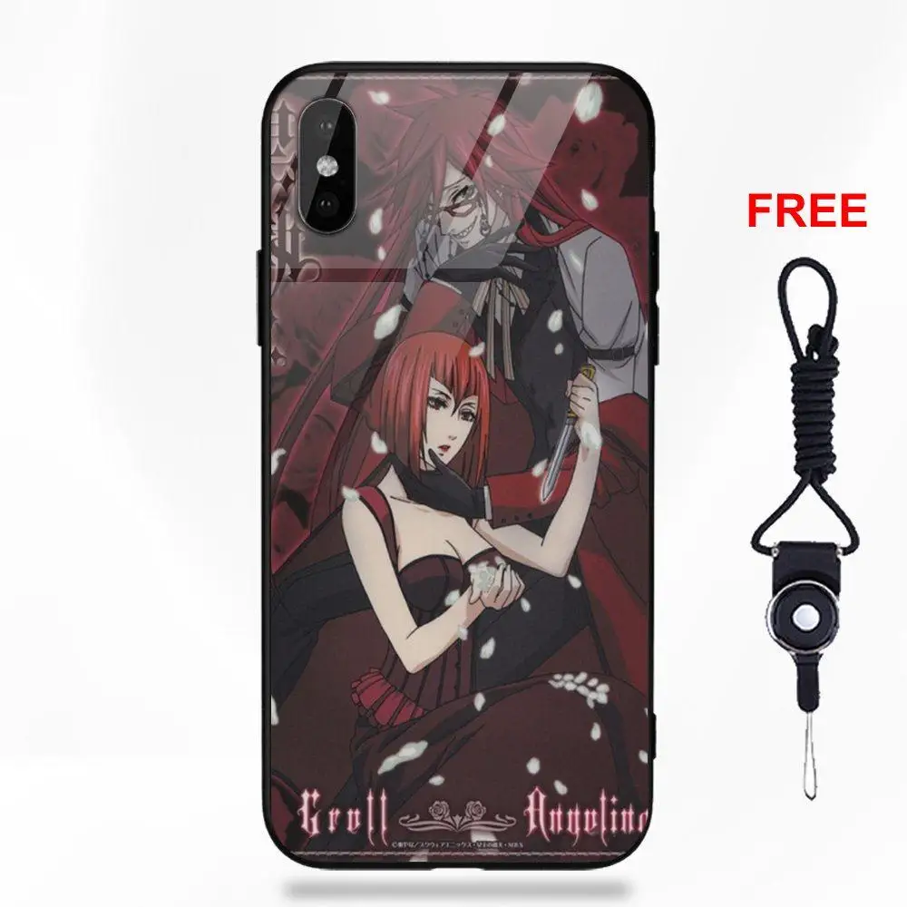 Vvcqod Kuroshitsuji Black Butler Грелль Сатклифф для Apple IPhone X XS Max XR 5 5C 5S SE 6 S 7 8 плюс | Мобильные