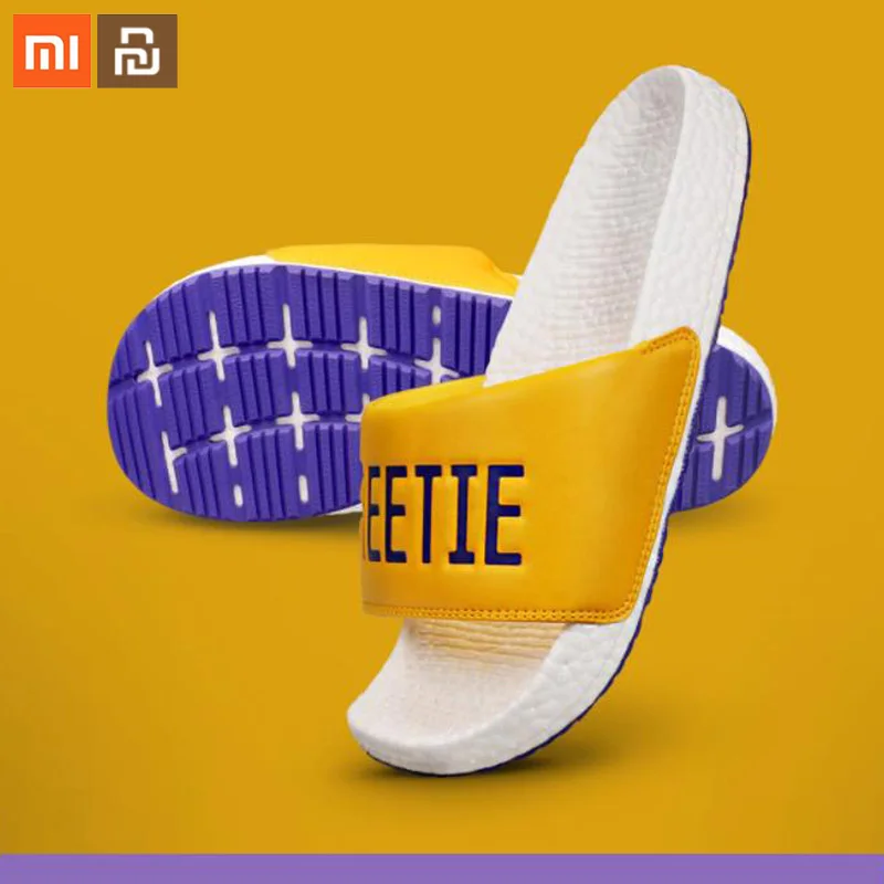 Xiaomi Youpin FREETIE Повседневные тапочки на резиновой нескользящей подошве ETPU Мужская и женская летняя пляжная обувь уличная Женская и мужская умная домашняя обувь