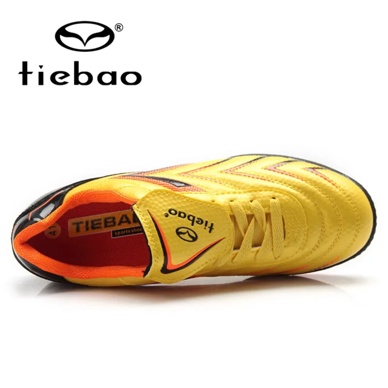 TIEBAO Kids Football Boots Boys TF Soles Football Shoes Turf Soccer Shoes Kids Sneakers Artificial Grass Soccer Shoes Kids