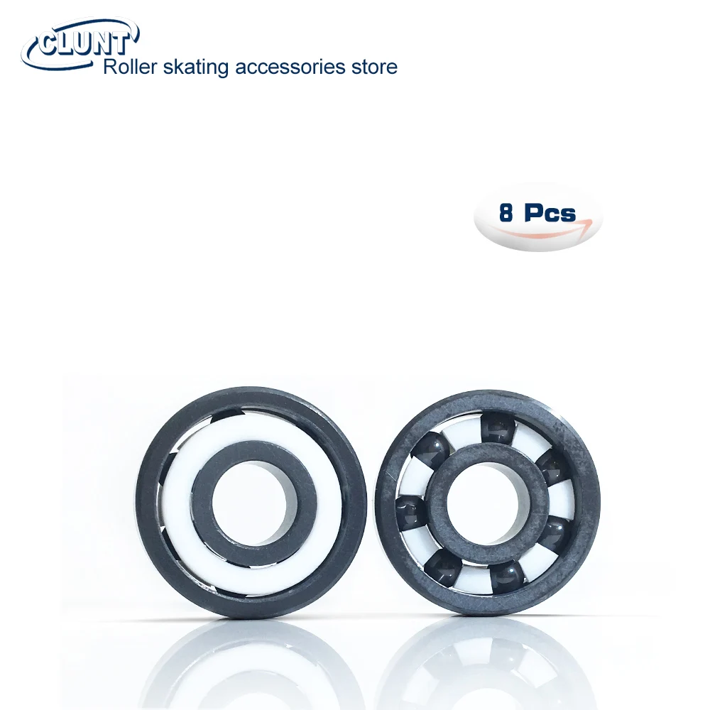 Полный Керамика нитрида кремния скейт подшипник 8x22x7 Si3N4 608|bearings skate|bearings 608 ceramic608