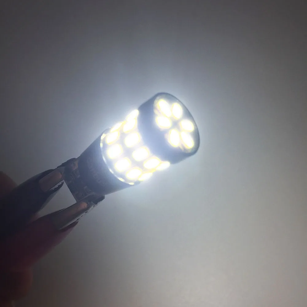 YSY 10x T10 30SMD CANBUS 3014 LED 12V 3W 600Lm W5W 194 Car Light Auto Lamp White Color CAN BUS Error Free | Автомобили и
