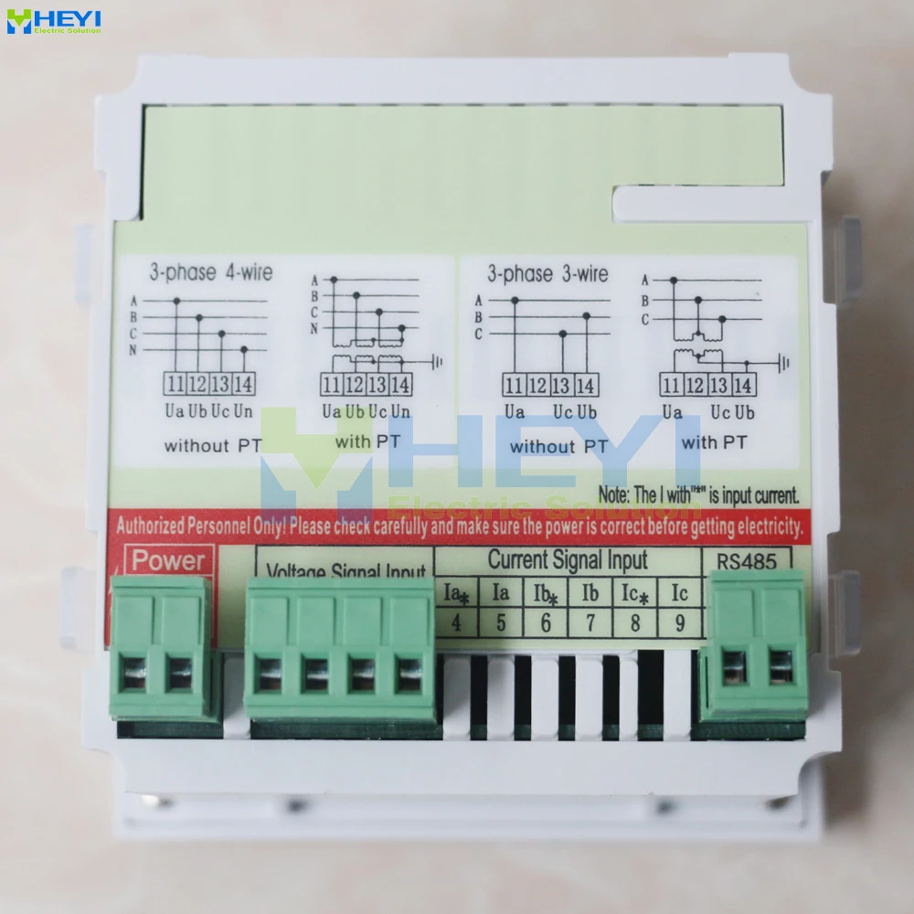3-фазный светодиодный цифровой вольтметр переменного тока измеритель напряжения
