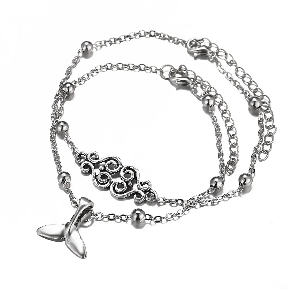 DoreenBeads/богемные ножные браслеты Русалочки с рыбьим хвостом для женщин в
