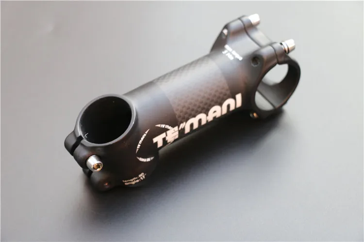 Teмани 3K матовый алюминий + углерод шток велосипеда MTB Stems 17 угол 80 90 100 110 мм | Спорт и