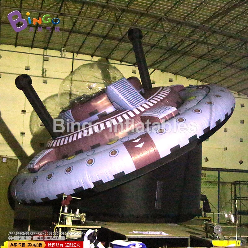 Большой надувной НЛО дисплей Воздушный шар модель для рекламных мероприятий 7 м