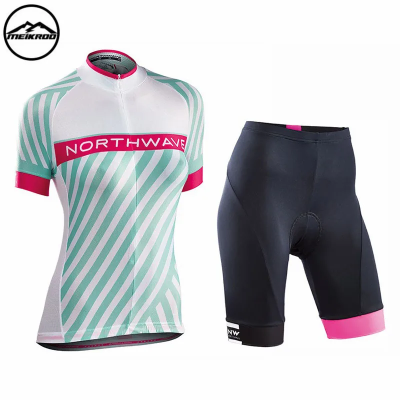 NW Summer Pro Women Cycling Jersey Set Racing Bicycle Clothing Maillot Ropa Ciclismo MTB Bike Sportswear | Спорт и развлечения