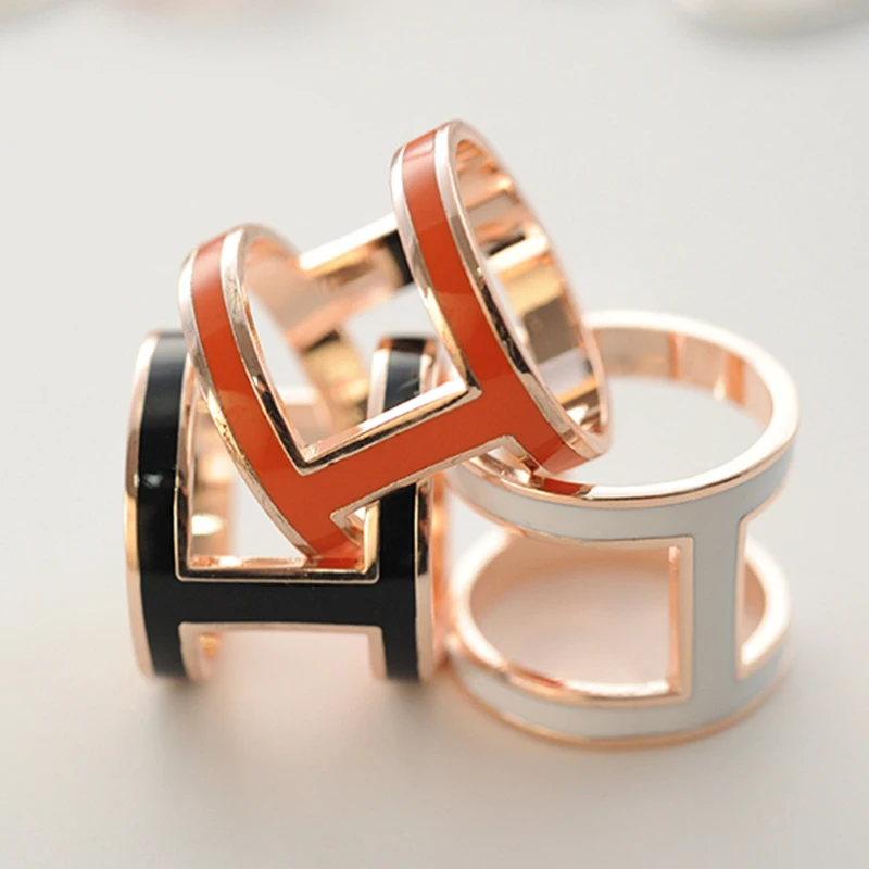 Пряжка для шарфа H образной формы RUNMEIFA пряжка шелкового из чистой латуни с лаком