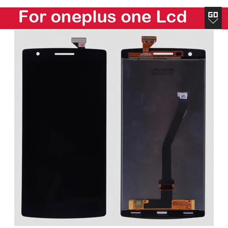 100% Новый oneplus one ЖК-экран и Сенсорный Экран Digitizer Ассамблеи 1 + один плюс жк-экран