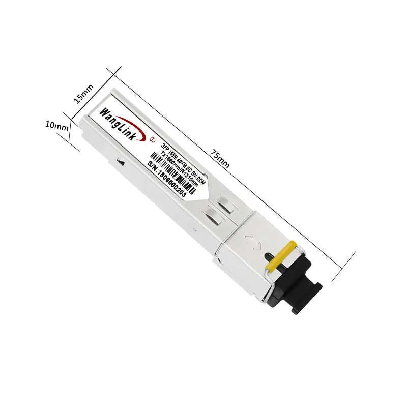 Оптический модуль Wanglink 100 м SFP smf нм/Нм 40 км sfp SC трансивер оптический | Мобильные