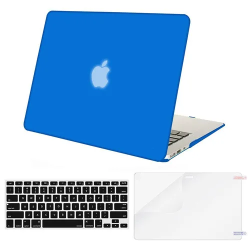 Royal Blue Mosiso Laptop Protective Cover Case for Macbook Air 13 A1466 A1369 Netebook Matte Mac Book Air Case Accessories - Цвет: Royal Blue