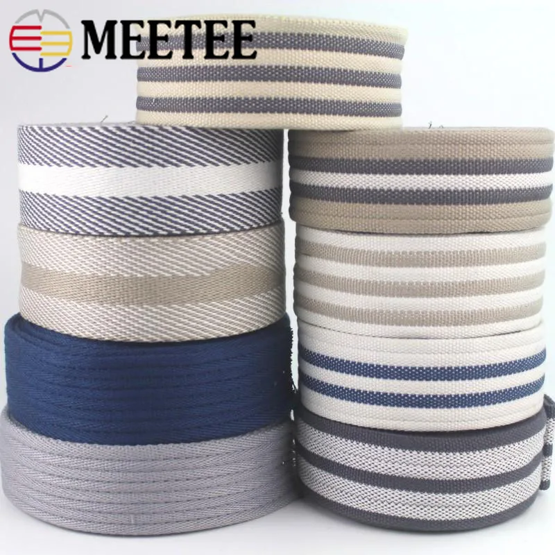9Y 38mm 1.5mm Thick Canvas Cotton Webbings Backpack Strap Belt Webbing Label Ribbons DIY Knapsack Bag Sewing Tape Bias Binding | Дом и сад
