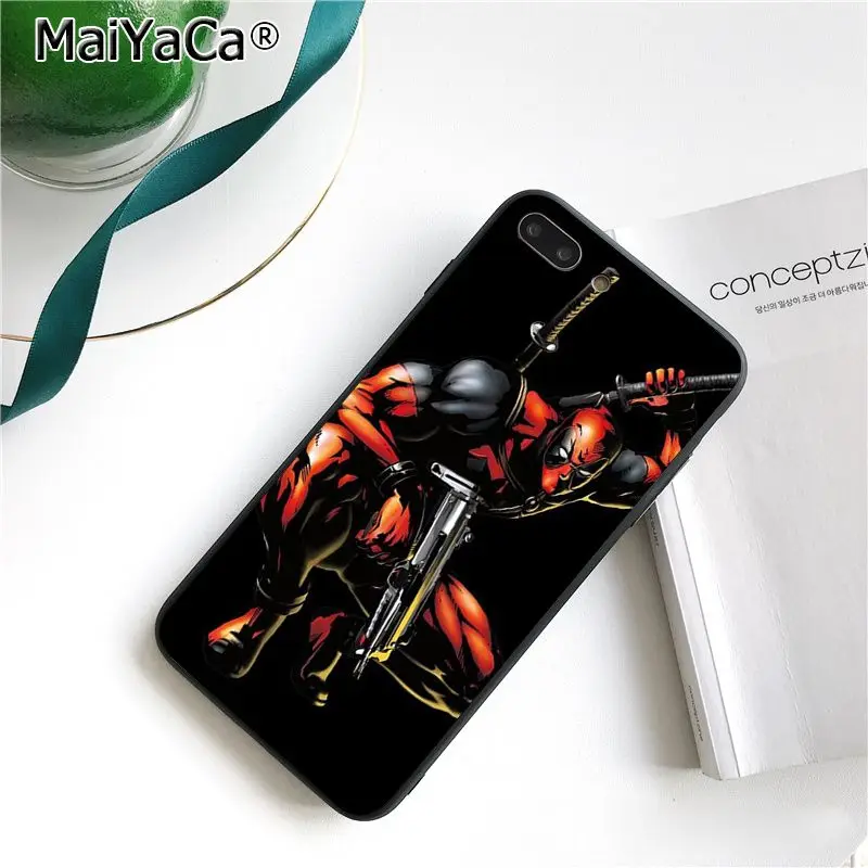 MaiYaCa классный Дэдпул из Вселенной Марвел чехол для телефона iphone 11 Pro 11Pro Max 8 7 6S Plus X XS MAX 5 5S SE XR