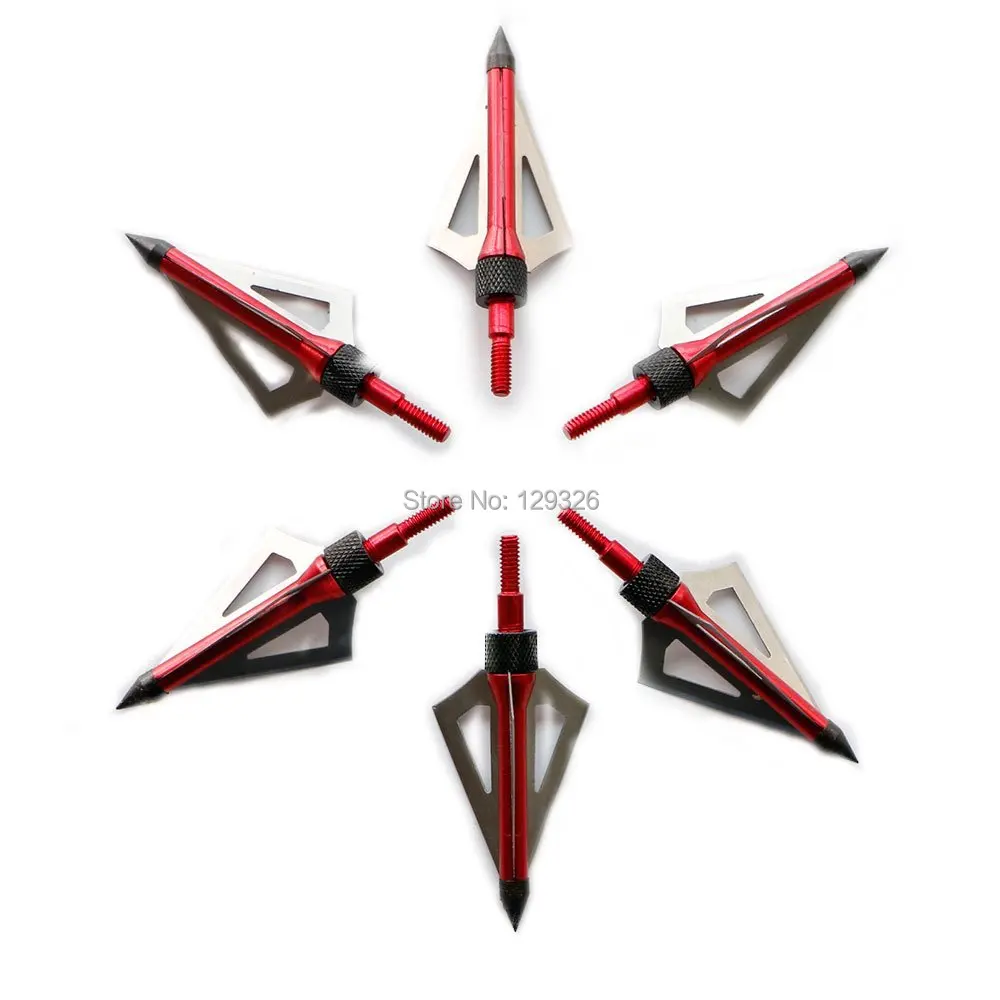 GPP Mix Carbon Arrows 30-Inch Hunting/Targeting Archery with 3 Blade 100 Grain Broadheads and points Pack of 6 | Спорт и развлечения