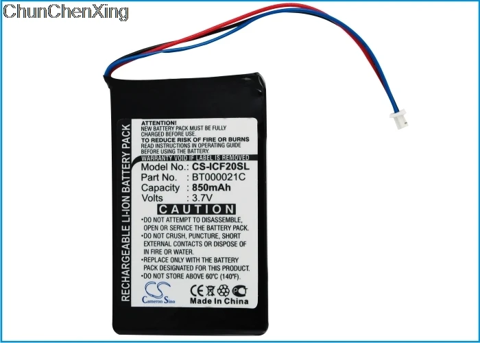 Аккумулятор Cameron Sino 850mAh BT000021C для NAVMAN F20 Euro F30 F40 F50|Цифровые аккумуляторы| |