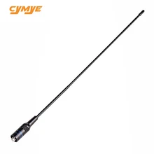 Cymye коэффициент усиления антенны на 771 иди и болтай Walkie Talkie антенна SMA-F 39 см UHF VHF усилитель сигнала для baofeng UV-5R BF-888S UV-82