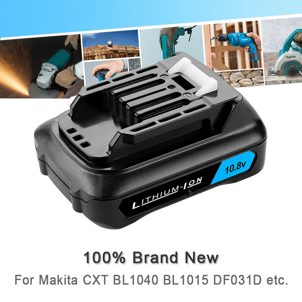 2.0Ah 10 8 V 12V CXT литий Перезаряжаемые Батарея для Makita BL1021B BL1041B BL1015B BL1020B BL1040B DF331D DF031D