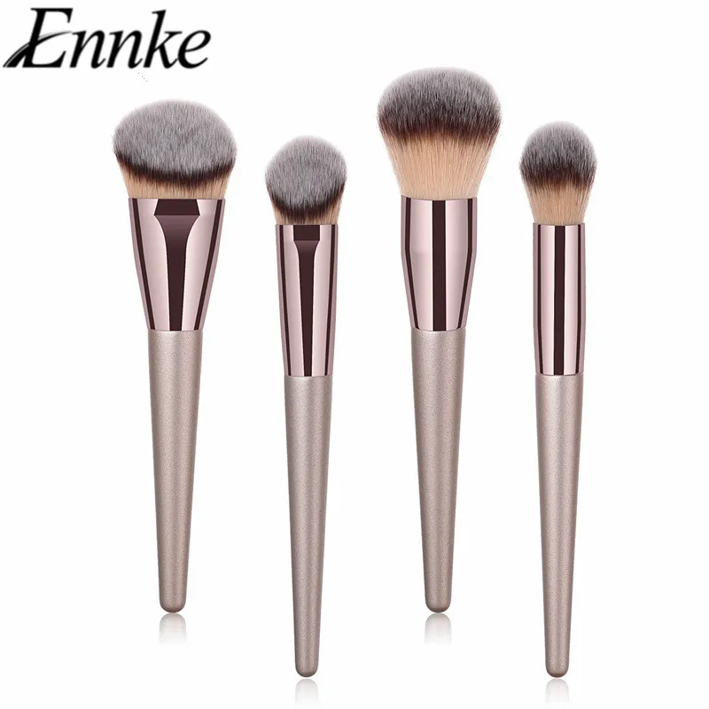 ENNKE 4 шт/шампанское деревянная ручка расширенный набор кистей для теней основа