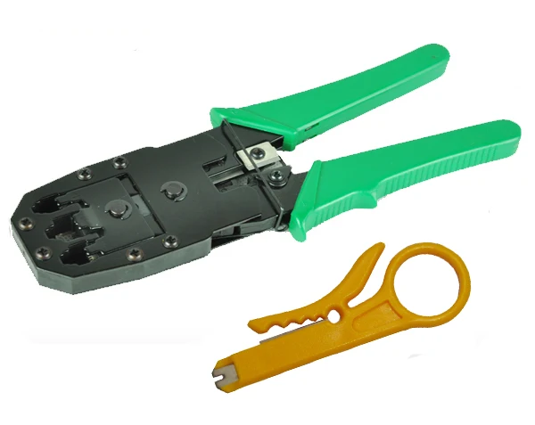 

RJ10 RJ11 RJ12 RJ45 crimping tool 4P 6P 8P network cable crimper,IDC Insertion tool and UTP/STP cable cutter and stripper