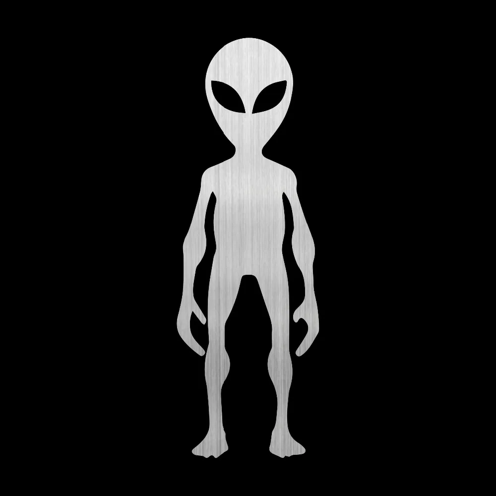Tangcredy 2-я половинная цена 4 см * 12 8 &quotAlien стоя&quot виниловая наклейка забавные