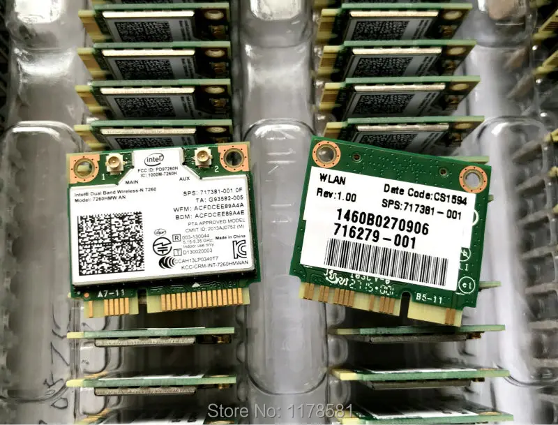 WIRCARD  Intel 7260HMW 7260AN 300 /   PCI-e Bluetooth-  Wi-Fi  2, 4G/5G
