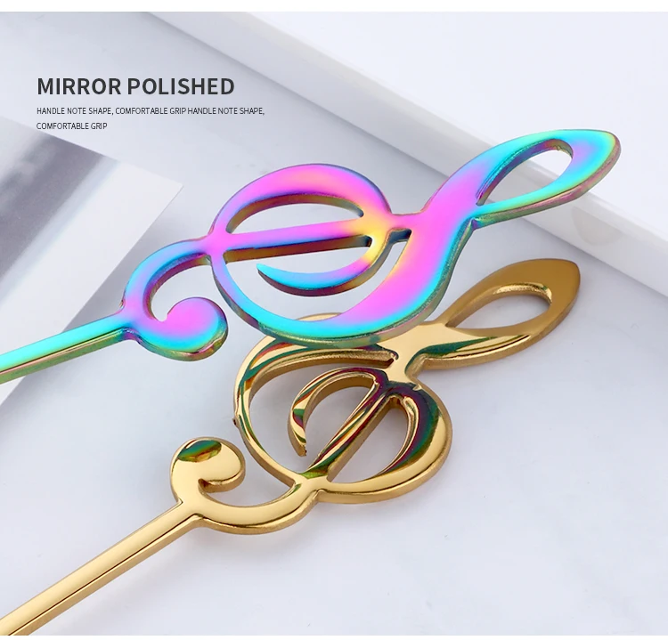 7 видов цветов ложки из нержавеющей стали маленькие кофейные креативные