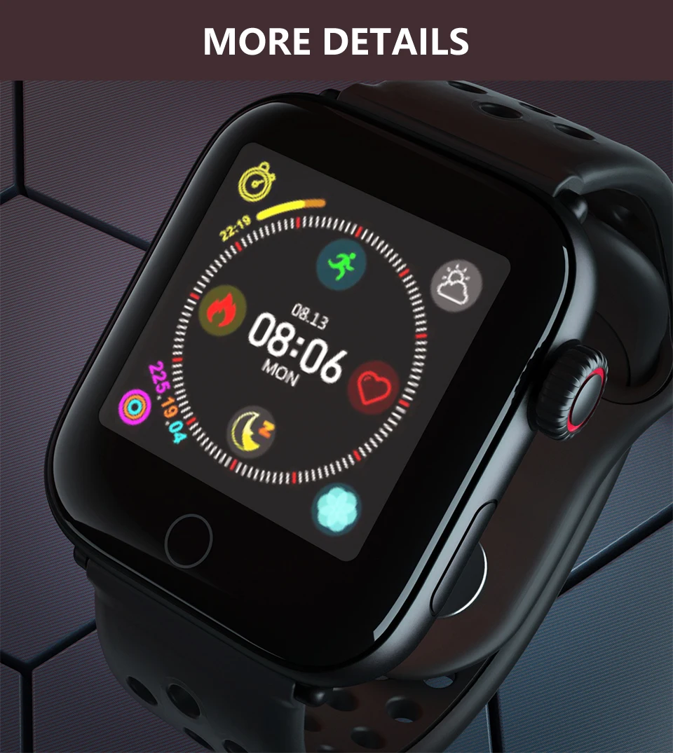 Z7 спортивные Smartwatch крови Давление монитор сердечного ритма Смарт часы IP68