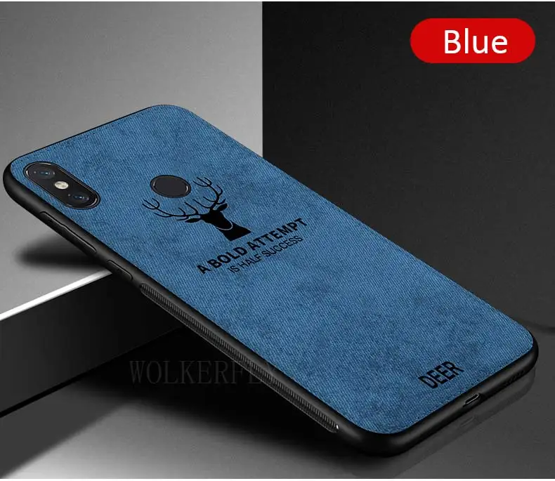 Синий Чехол KEYSION с оленем из ткани для Xiaomi mi 9T Pro Red mi K20, мягкий силиконовый ударопрочный чехол из ТПУ для Xiaomi mi 9T 9 SE K20Pro Note7 - Цвет: Синий