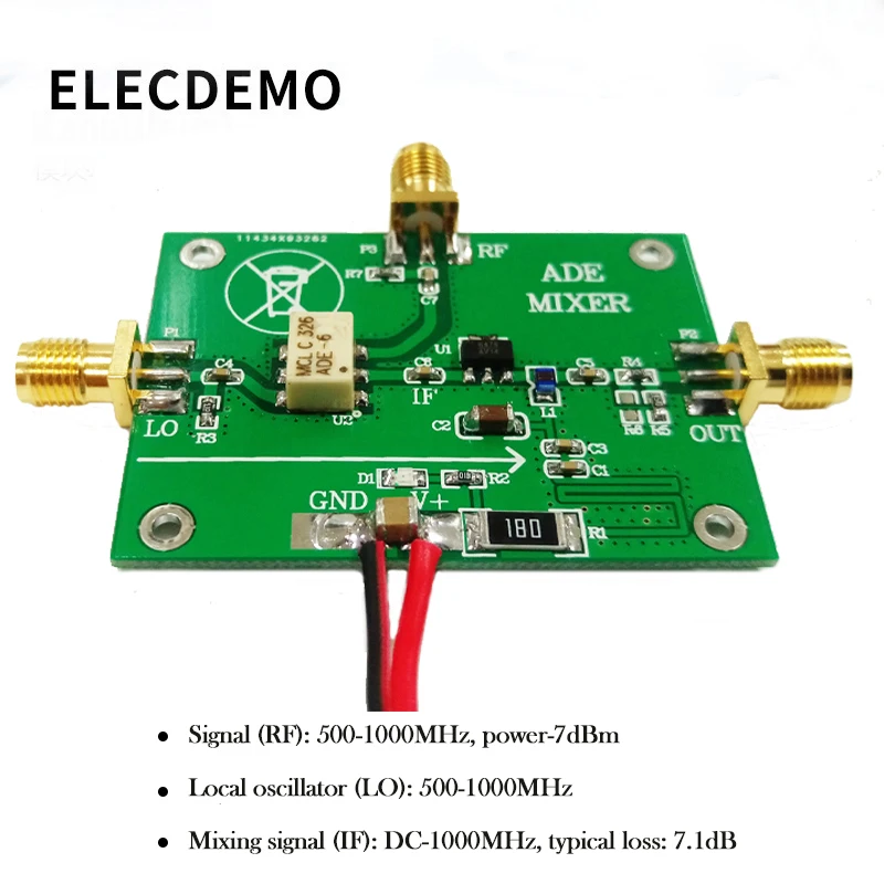 ADE-12H модульный миксер, пассиво на миксер ad, высокая частота 500-1000 МГц, микшерное мини-устройство, оригинальный дизайн