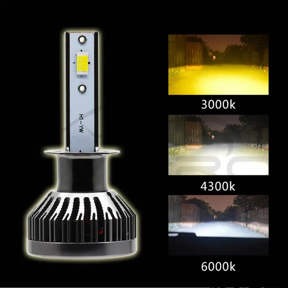 2X K1 Led 9012 H16 H8 60 Вт 7200Lm автомобильная светодиодная передняя лампа авто мобильный налобный противотуманный светильник 6000K автоматический светильник ing HID светильник Blubs