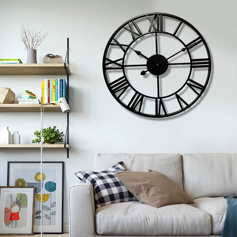 Металлические современные настенные часы Кварцевый тихий Diy шестерни винтажные домашние часы потертый шик Парикмахерская Полюс бармен промышленный Декор Oclock QKP455