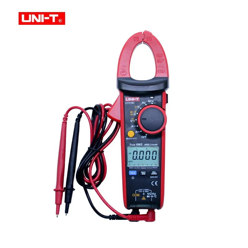Цифровой измеритель сопротивления вольтметр амперметр UT216A/B/C/D RMS с