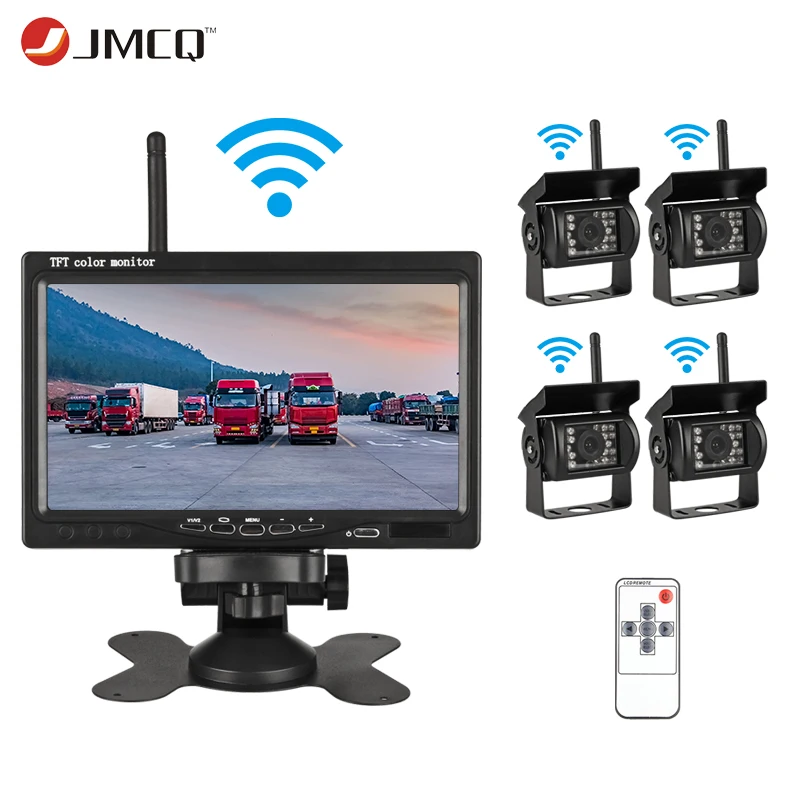 JMCQ 7 &quotTFT LCD беспроводной автомобильный монитор HD дисплей обратная камера