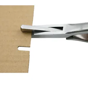 U-образные и V-образные щипцы для ушей из нержавеющей стали, плоскогубцы, плоскогубцы для ушных бирок отсутствующей свиньи, оборудование для свиней, сельскохозяйственных животных, 1 шт.