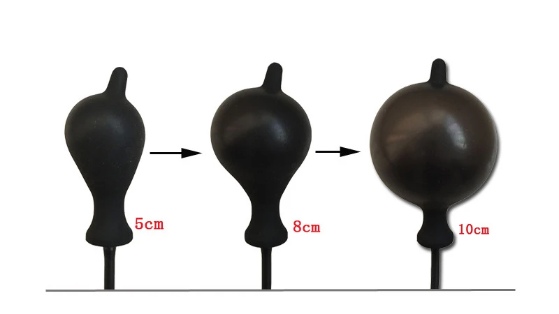 Силиконовые надувные анальные пробки 10 скоростей вибраторы Анальный
