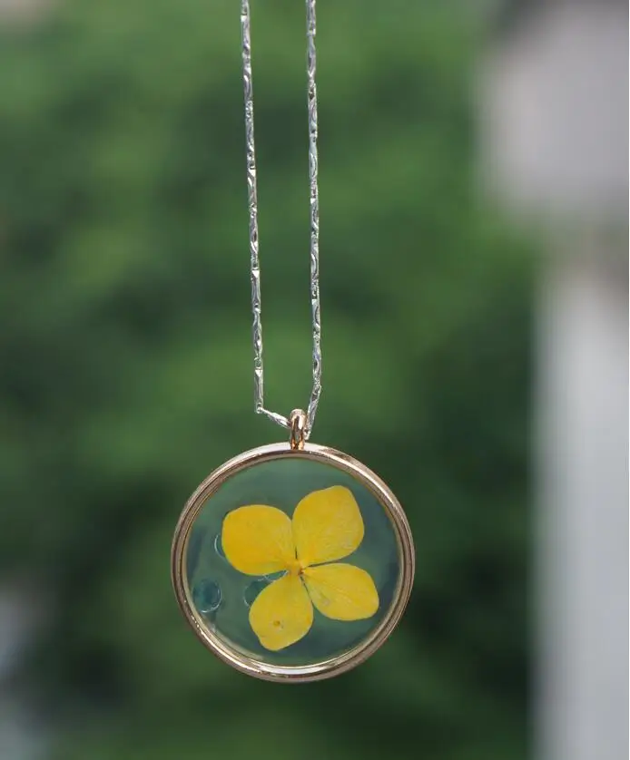 Красивое Ожерелье подвески в металлической оправе для изготовления ювелирных