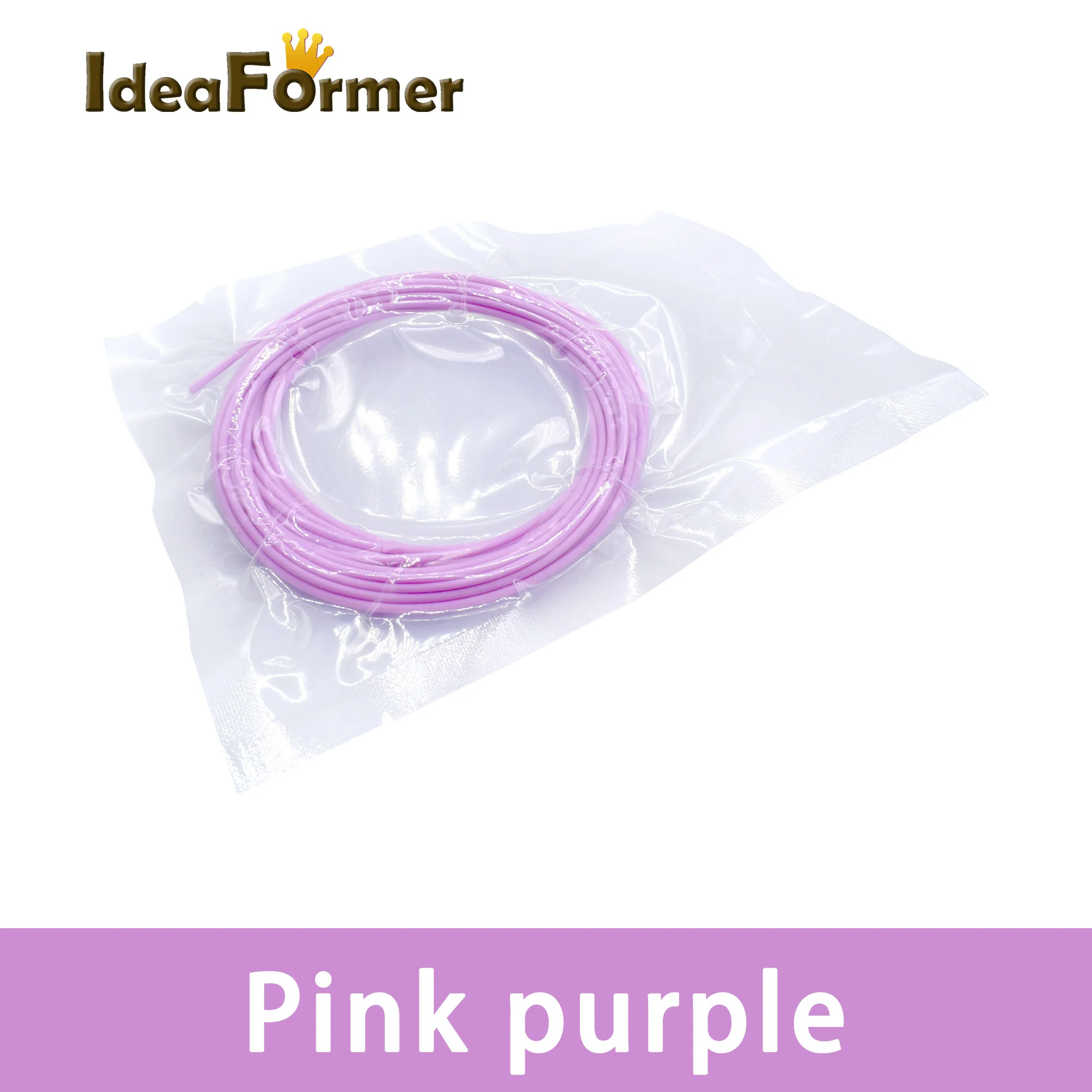 Pink purple 3D печать Ручка низкотемпературная нить PCL пластик 1,75 мм 3d принтер нить материал s(5 м/цвет) криогенный материал - Цвет: Pink purple