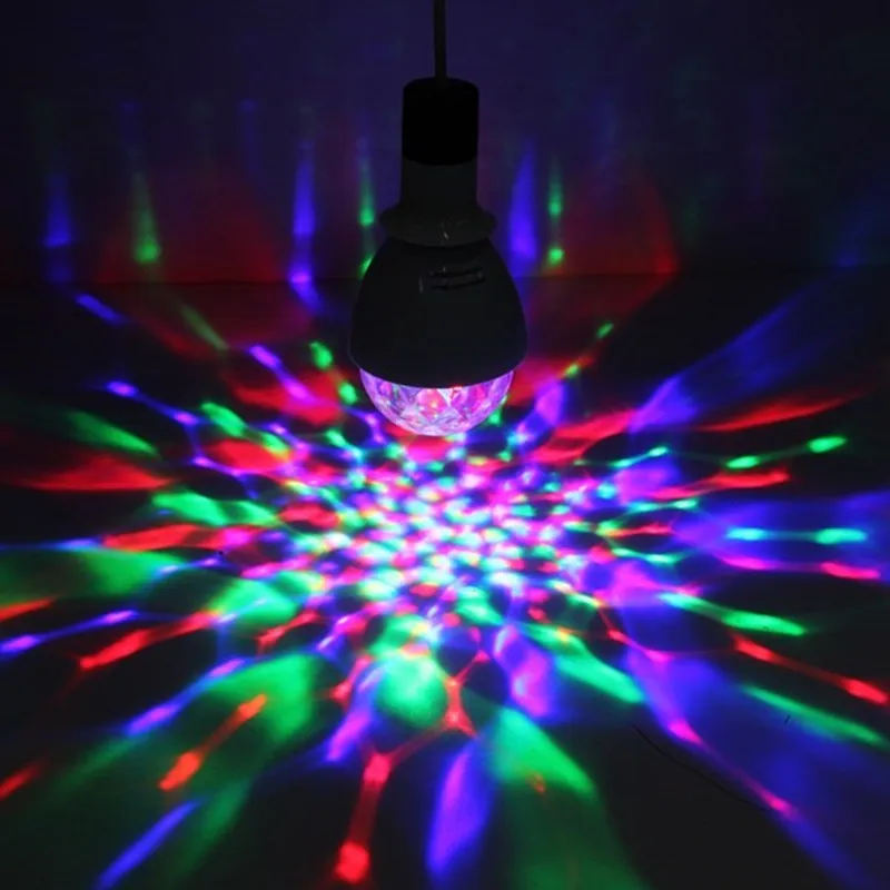 Светодиодная сменная лампа ZjRight E27, 3 Вт, RGB, с кристаллами (art.: 799b43222) - 799b43222