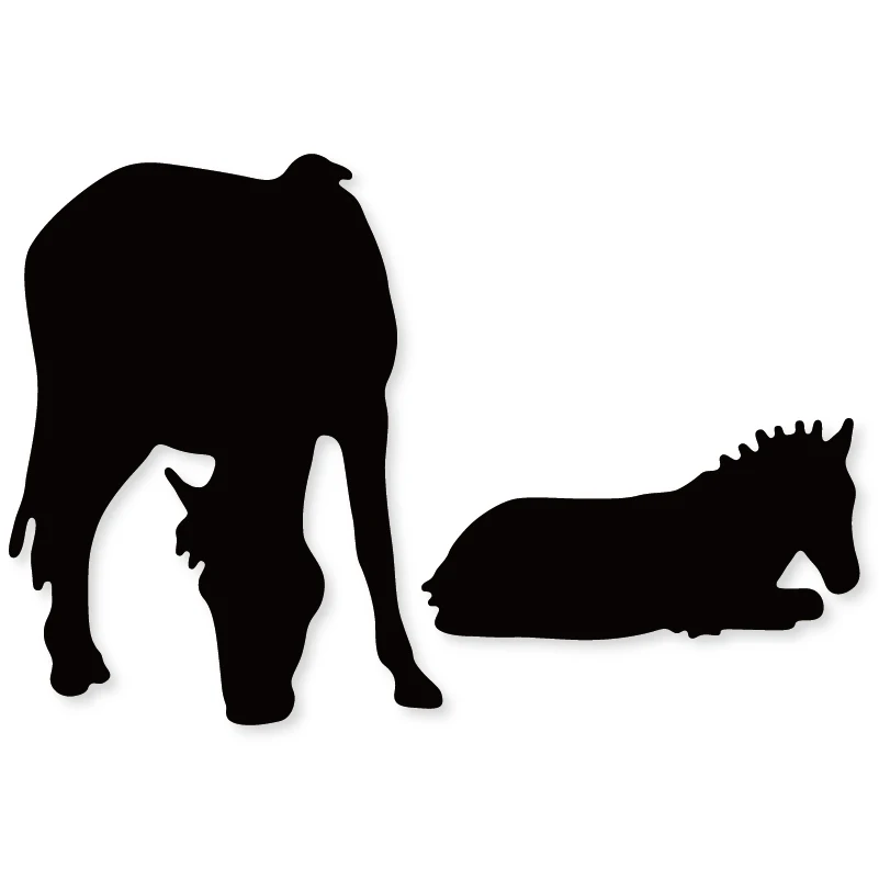 HamyHo 2 шт. рамка для лошади ремесла металлические резные штампы Скрапбукинг DIY