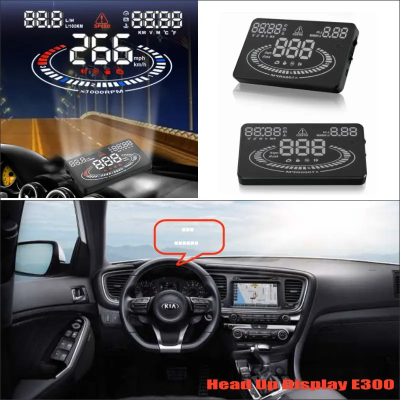 Для Kia Rio/K2/Optima/K5 2010 2020 автомобильный OBD HUD электронный дисплей на лобовое стекло|head