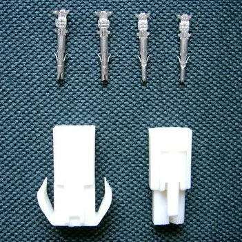 Маленькая вилка Tamiya (штекер + гнездо) с металлическими штифтами | Игрушки и хобби