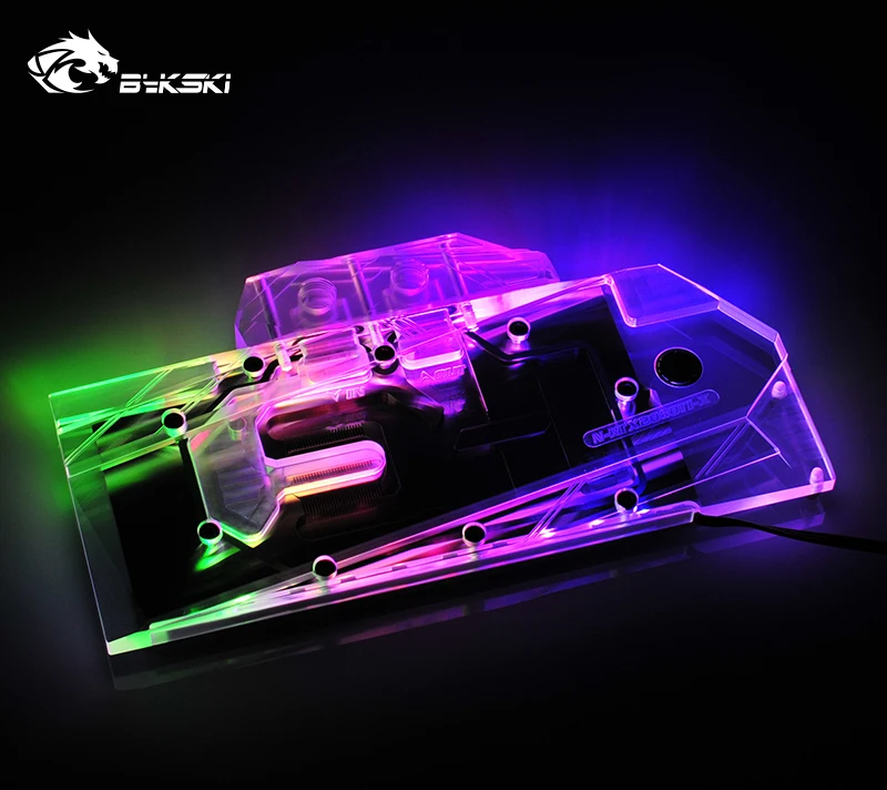 Bykski Full Cover GPU Waterblock Plus GABYTE GeForce RTX 2080 Ti WINDFORCE 11G Graphics Cards. P/N: GV-N208TWF3-11GC | Компьютеры и
