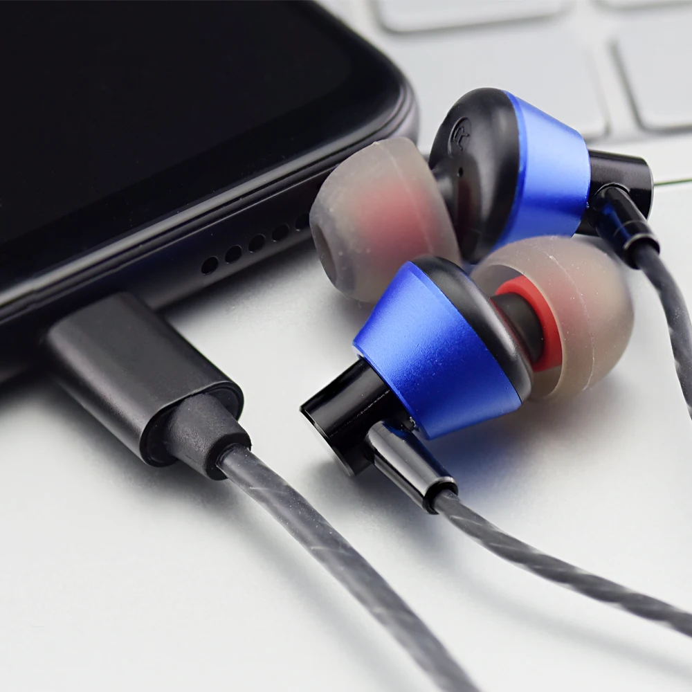 Stereo earphone For huawei oneplus Leeco Type-c Earphone with Mic Type C Earphones for xiaomi Le 2 Pro Max Phone | Электроника