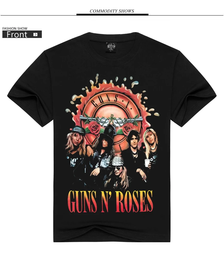 Летние для мужчин/для женщин пистолеты n roses футболка летние футболки GnR футболка в стиле рок мужчин свободные футболки модные футболки плюс размеры