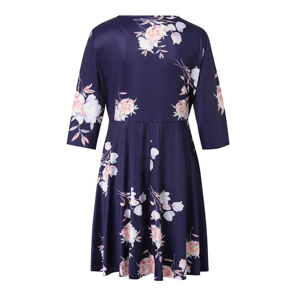 SAGACE платье для беременных с цветочным принтом миди чайные платья сексуальные