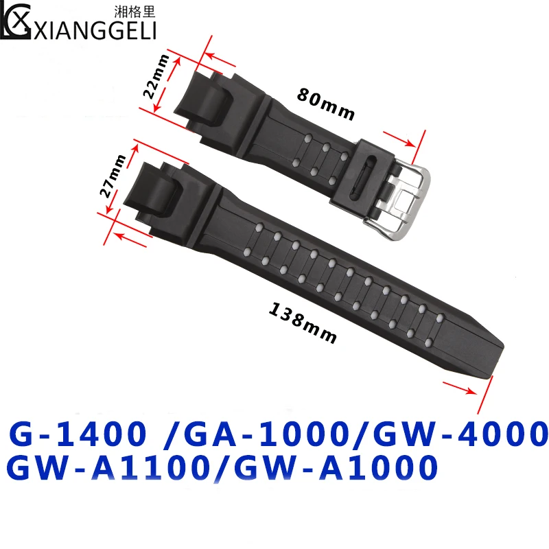 Подходит для G SHOCK GW A1100 GA 22 мм Мужские спортивные серии часы ремешок аксессуары